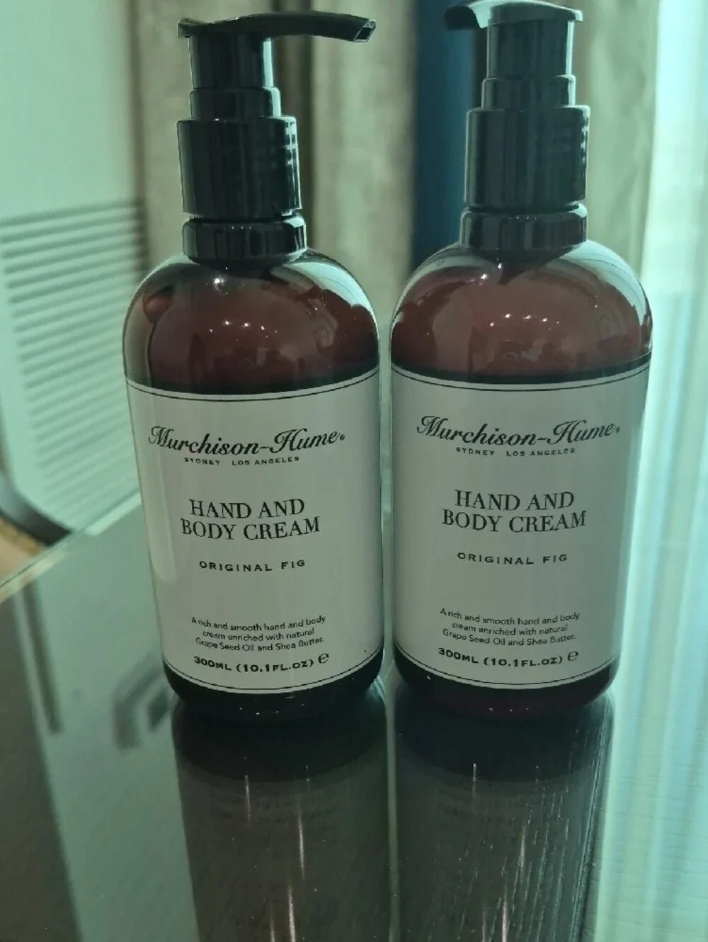 Murchison‑Hume Original Fig Hand & Body Cream — Brown Bottle